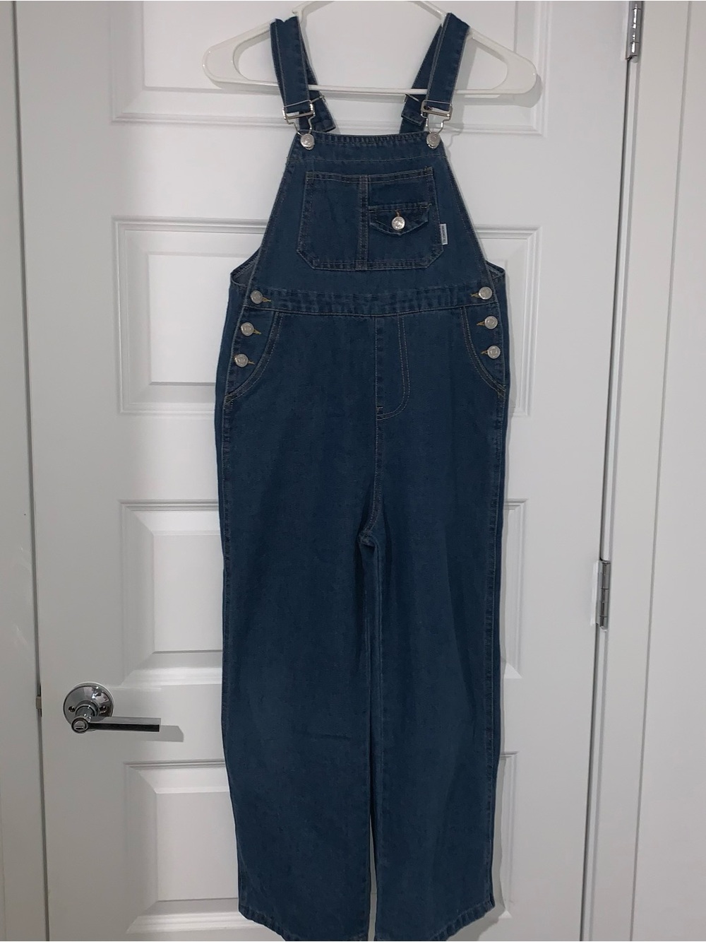 Classic Dark Blue Denim Overalls
